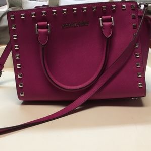 Michael Kors Magenta satchel Medium Purse
